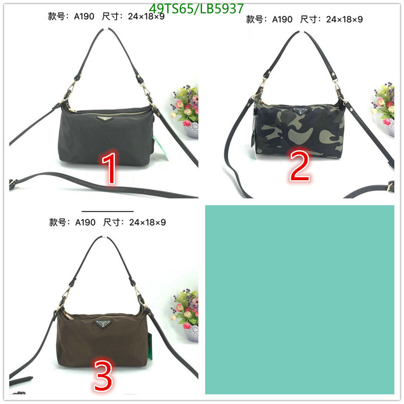 Prada Bag-(4A)-Handbag-,Code: LB5937,$: 49USD