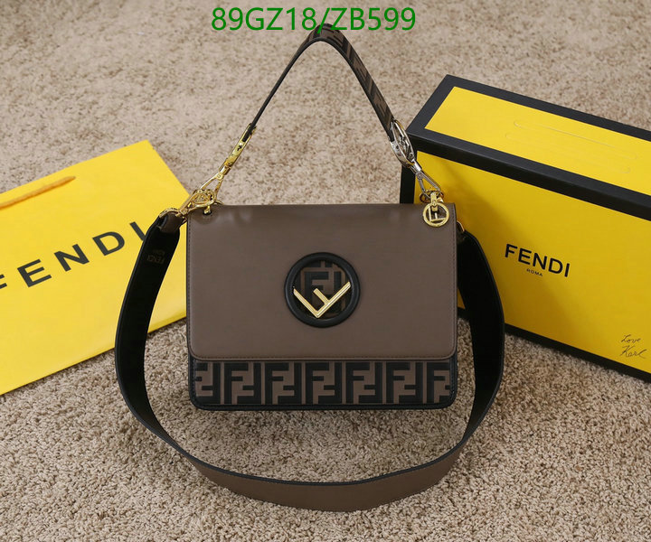 Fendi Bag-(4A)-Diagonal-,Code: ZB599,$: 89USD