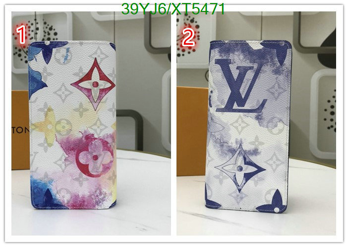 LV Bags-(4A)-Wallet-,Code: XT5471,$: 39USD