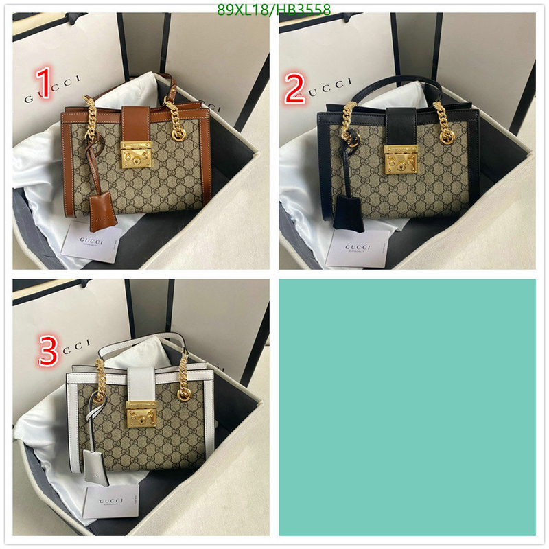 Gucci Bag-(4A)-Padlock-,Code: HB3558,$: 89USD