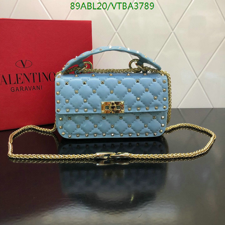 Valentino Bag-(4A)-Rockstud Spike-,Code: VTBA3789,$: 89USD