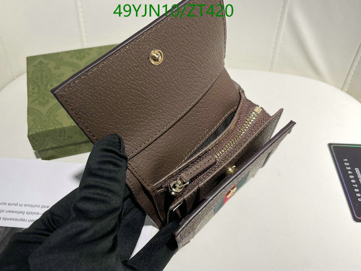 Gucci Bag-(4A)-Wallet-,Code: ZT420,$: 49USD