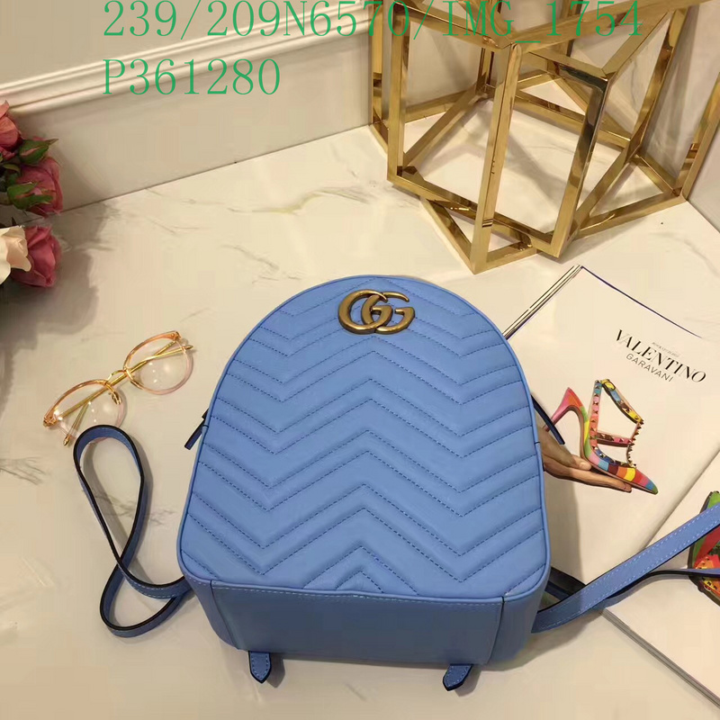 Gucci Bag-(Mirror)-Backpack-,Code: GGB112753,$: 239USD