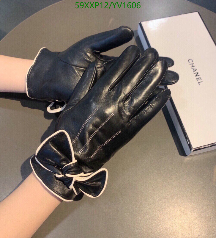 Gloves-Chanel, Code: YV1606,$: 59USD