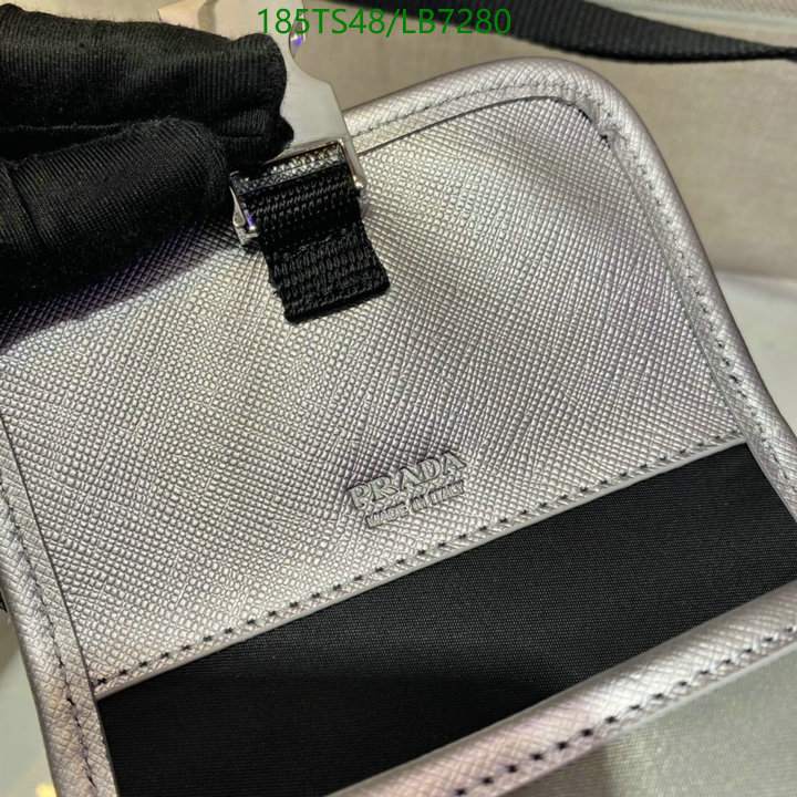 Prada Bag-(Mirror)-Diagonal-,Code: LB7280,$: 185USD