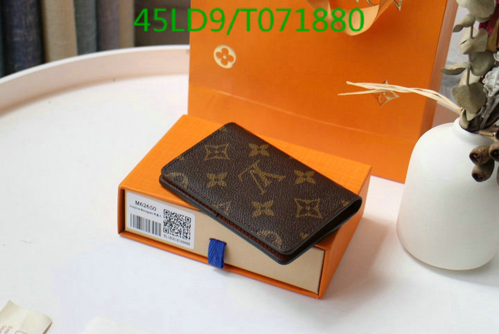 LV Bags-(Mirror)-Wallet-,Code: T071880,$: 45USD