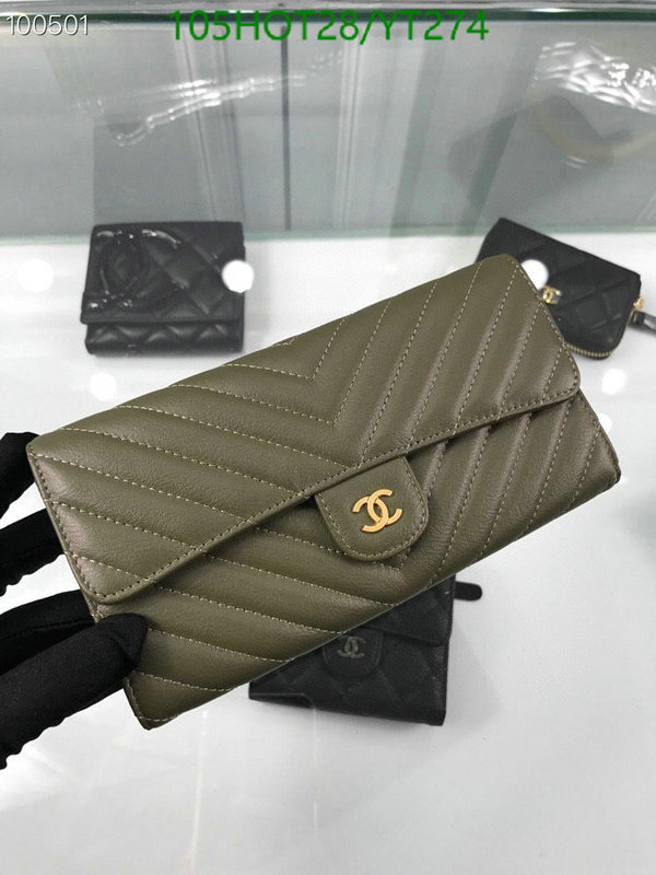 Chanel Bags -(Mirror)-Wallet-,Code: YT274,$: 105USD