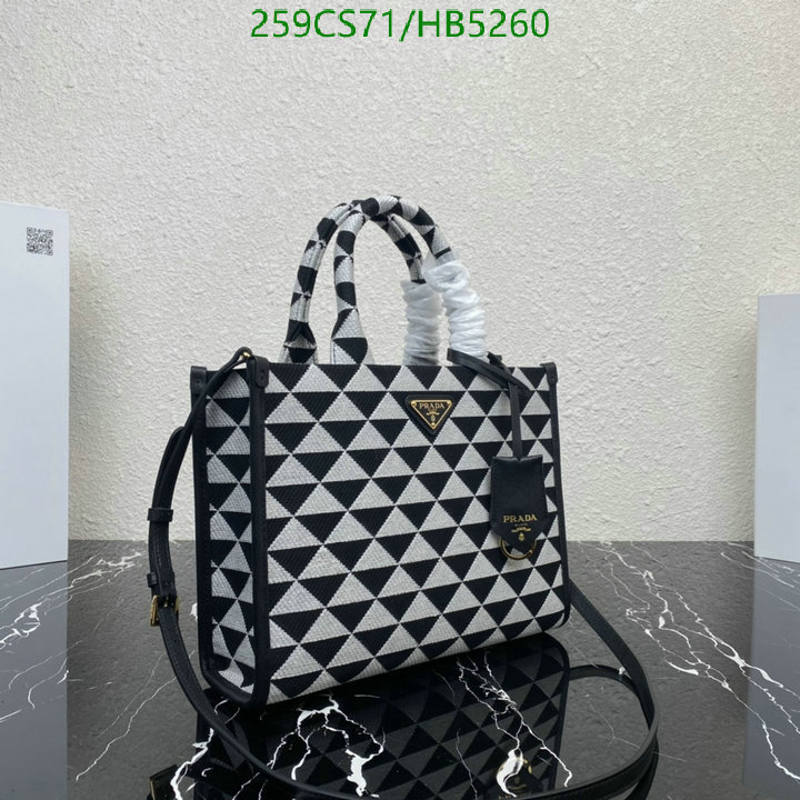 Prada Bag-(Mirror)-Handbag-,Code: HB5260,$: 259USD