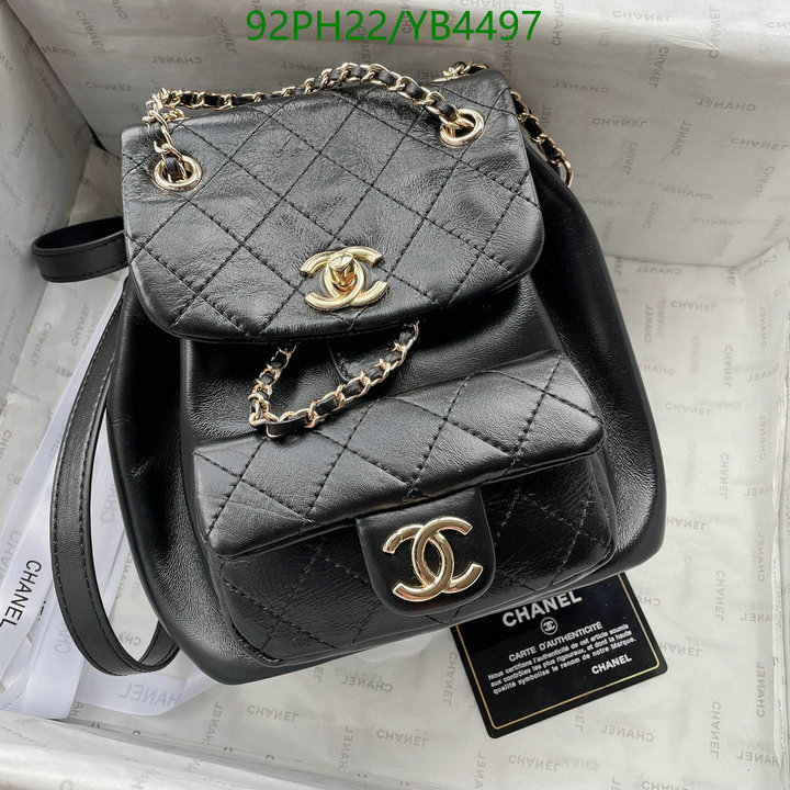 Chanel Bags ( 4A )-Backpack-,Code: YB4497,$: 92USD