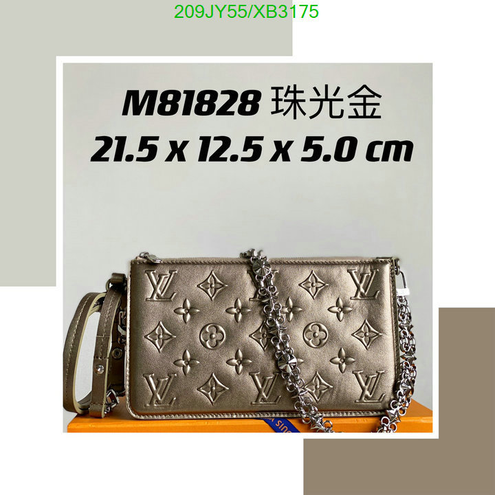 LV Bags-(Mirror)-Pochette MTis-Twist-,Code: XB3175,$: 209USD