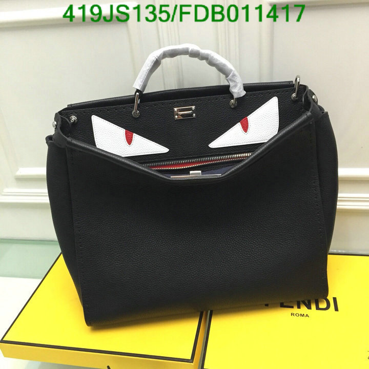 Fendi Bag-(Mirror)-Handbag-,Code: FDB011417,$: 419USD
