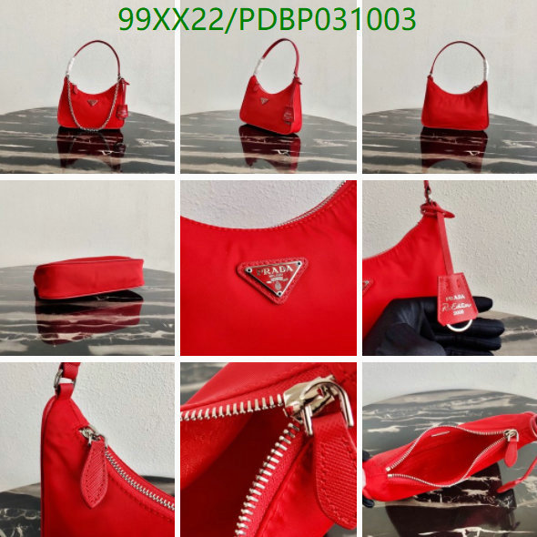 Prada Bag-(Mirror)-Diagonal-,Code: PDBP031003,$: 99USD