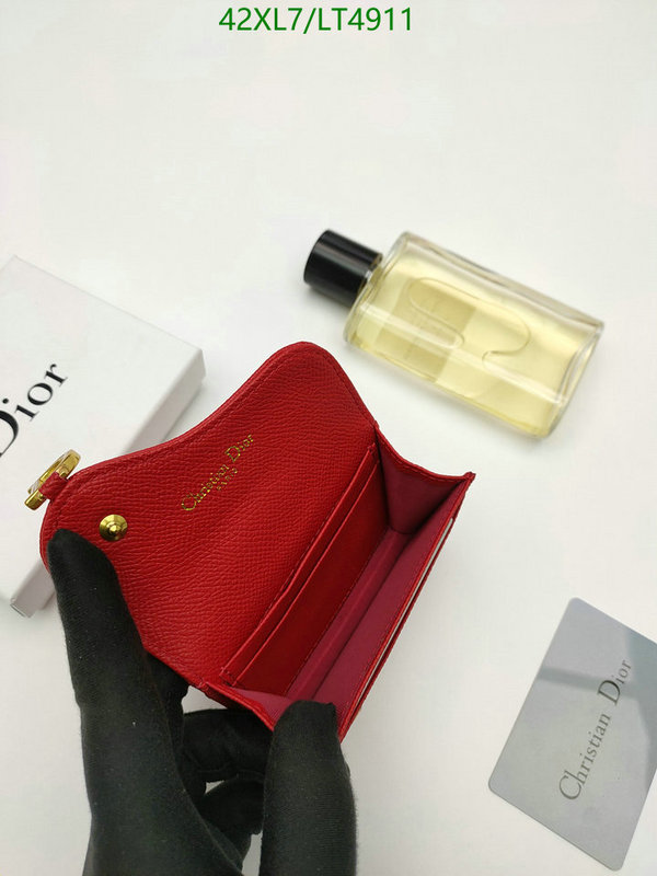 Dior Bags-(4A)-Wallet,Code: LT4911,$: 42USD