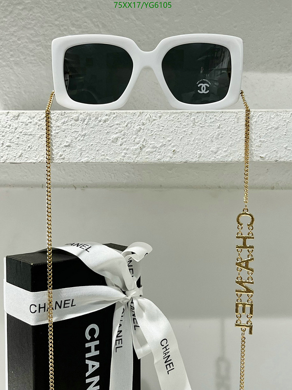 Glasses-Chanel,Code: YG6105,$: 75USD