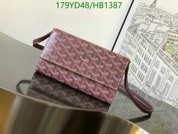 Goyard Bag-(Mirror)-Diagonal-,Code: HB1387,$: 179USD