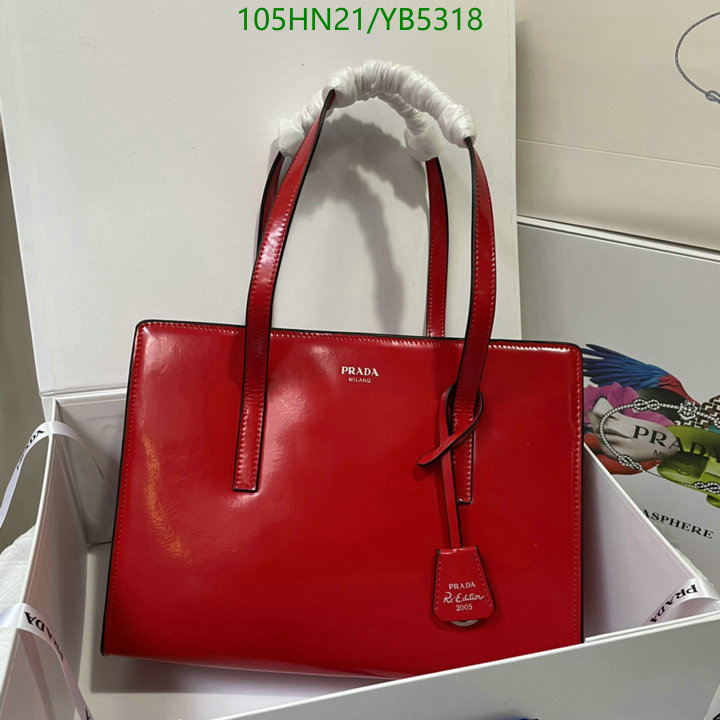 Prada Bag-(4A)-Handbag-,Code: YB5318,$: 105USD