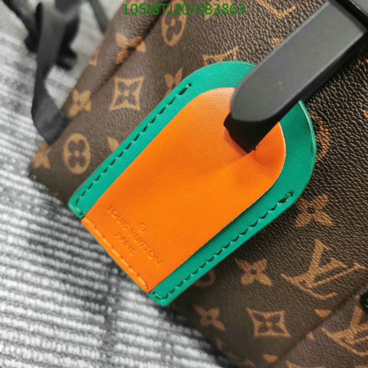 LV Bags-(4A)-Backpack-,Code: KB3863,$: 105USD