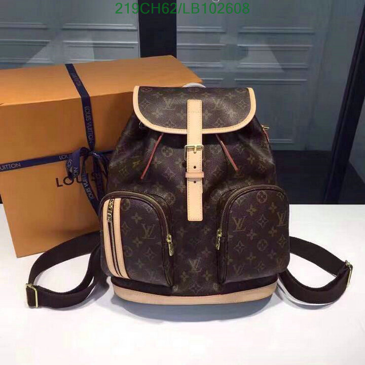 LV Bags-(Mirror)-Backpack-,Code: LB102608,$:219USD