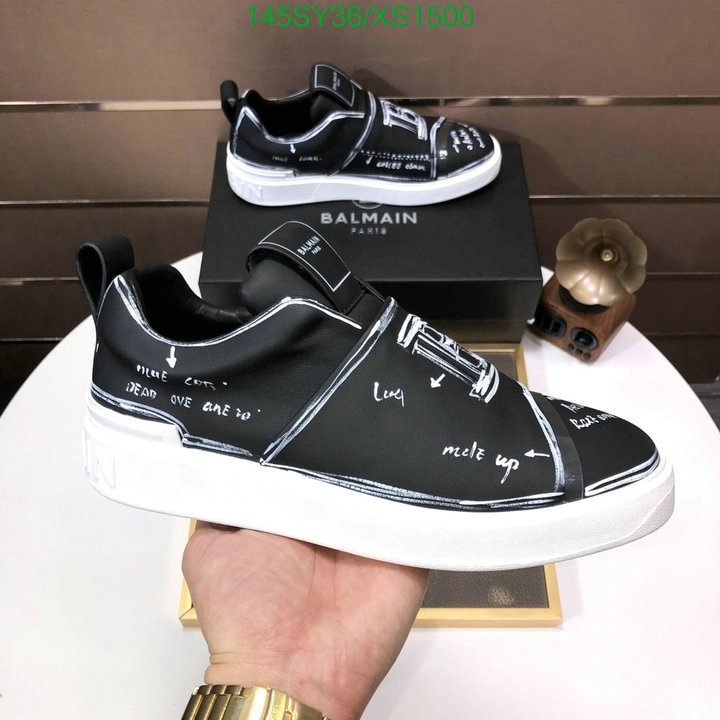 Men shoes-Balmain, Code: XS1500,$: 145USD