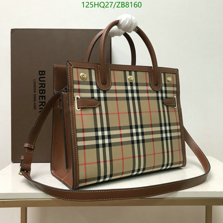 Burberry Bag-(4A)-Handbag-,Code: ZB8160,$: 125USD