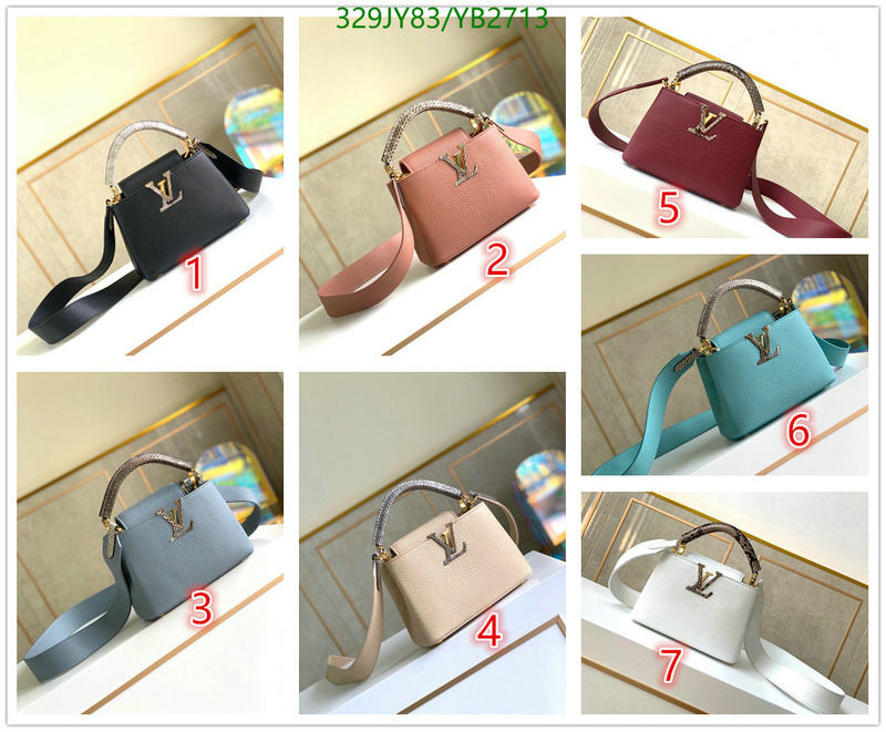 LV Bags-(Mirror)-Handbag-,Code: YB2713,$: 329USD