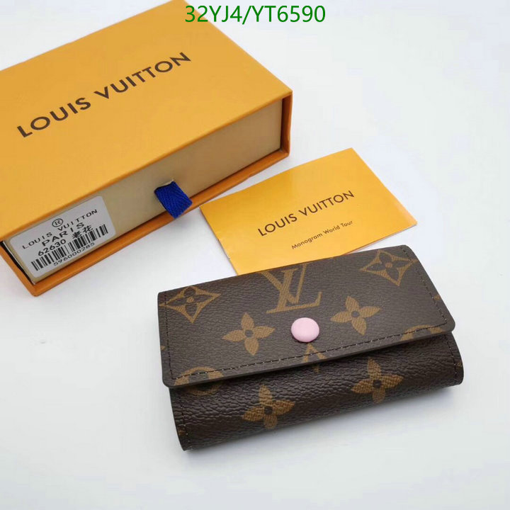 LV Bags-(4A)-Wallet-,Code: YT6590,$: 32USD