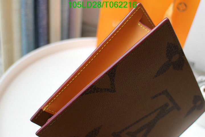 LV Bags-(Mirror)-Wallet-,Code: T062216,$: 105USD