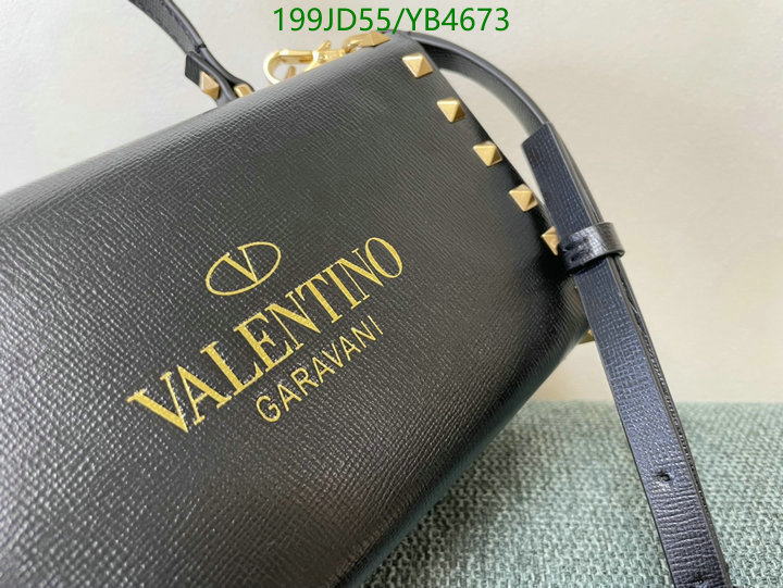 Valentino Bag-(Mirror)-Handbag-,Code: YB4673,$: 199USD