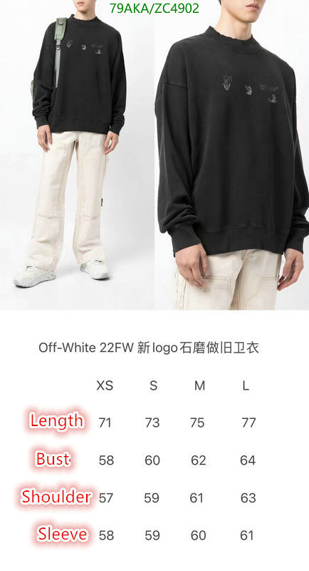 Clothing-Off-White, Code: ZC4902,$: 79USD