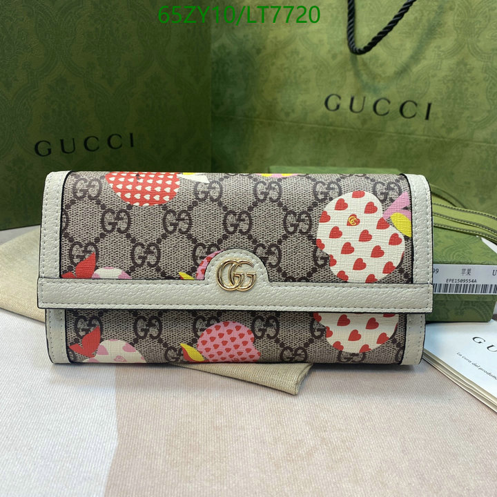 Gucci Bag-(4A)-Wallet-,Code: LT7720,$: 65USD