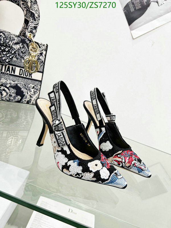 Women Shoes-Dior,Code: ZS7270,$: 125USD