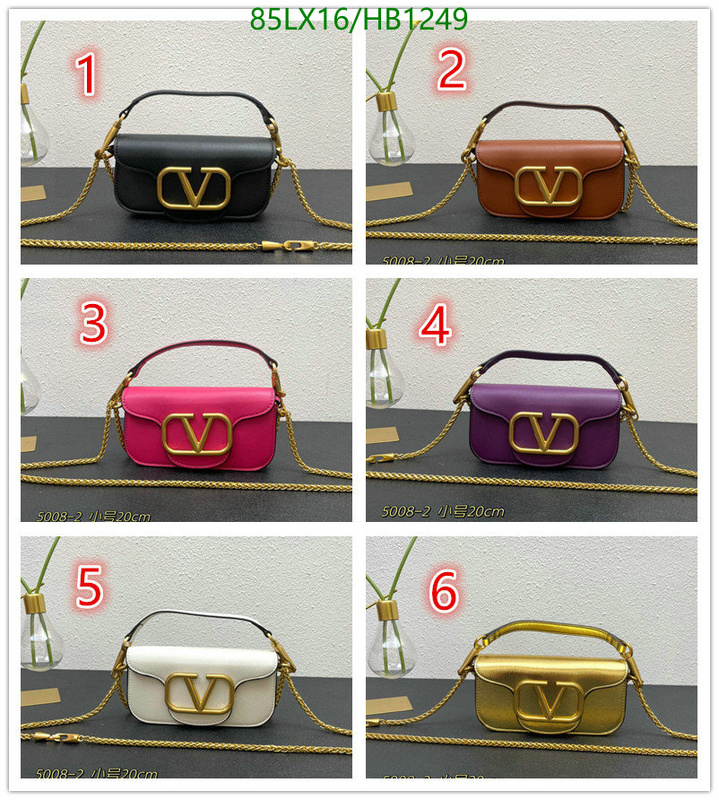 Valentino Bag-(4A)-LOC-V Logo ,Code: HB1249,$: 85USD