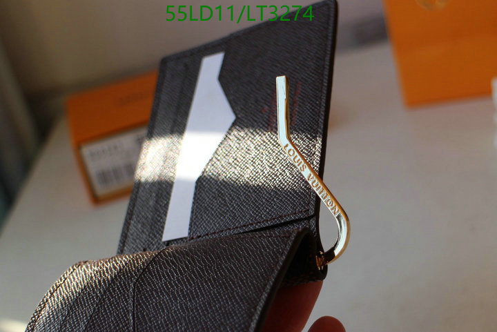 LV Bags-(Mirror)-Wallet-,Code: LT3274,$: 55USD