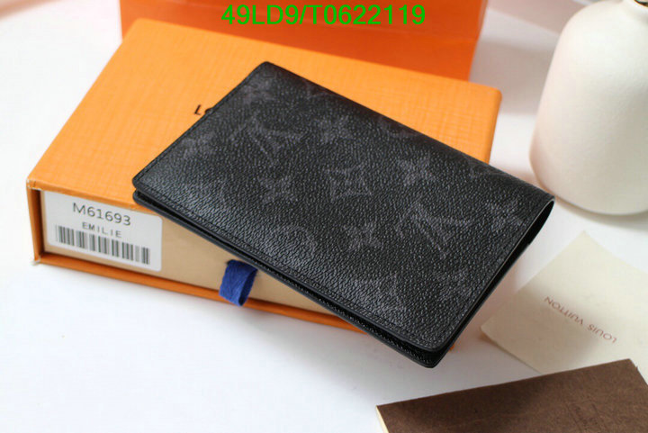 LV Bags-(Mirror)-Wallet-,Code: T0622119,$: 49USD