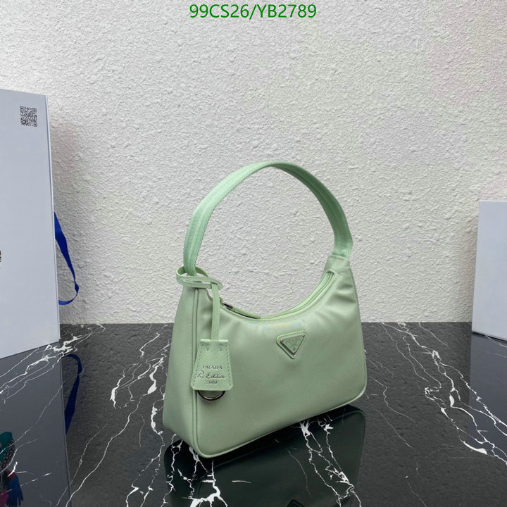 Prada Bag-(Mirror)-Re-Edition 2000,Code: YB2789,$: 99USD