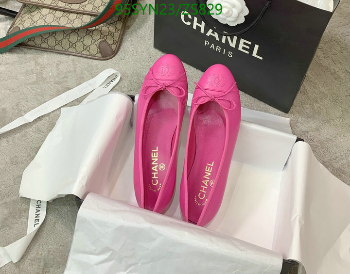 Chanel-Ballet Shoes,Code: ZS829,$: 95USD