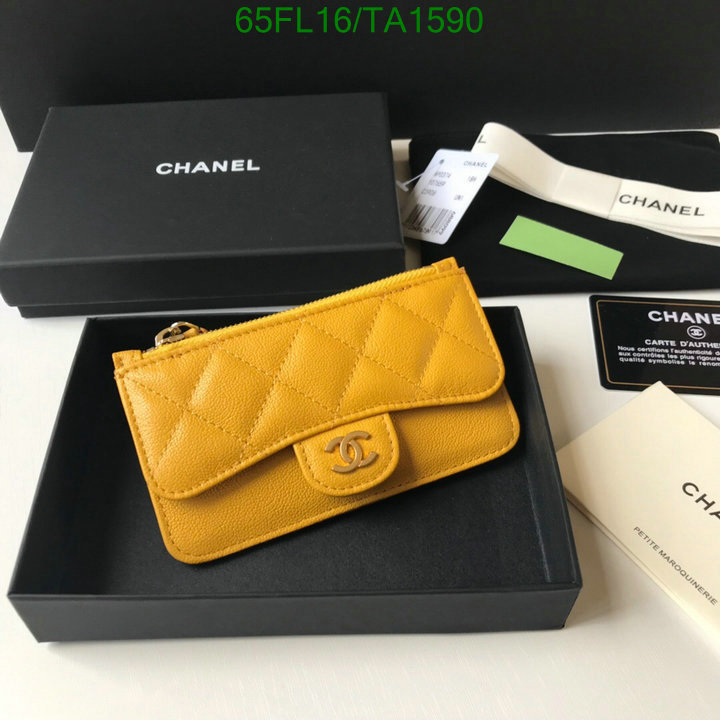 Chanel Bags -(Mirror)-Wallet-,Code: TA1590,$: 65USD