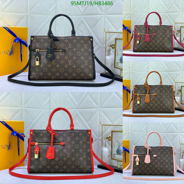 LV Bags-(4A)-Handbag Collection-,Code: HB3486,$: 95USD