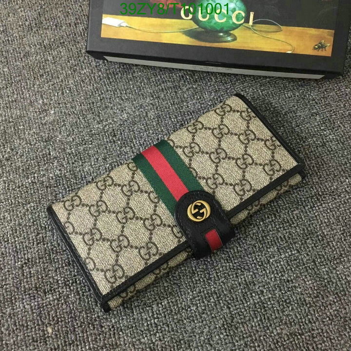 Gucci Bag-(4A)-Wallet-,Code: T101001,$:39USD