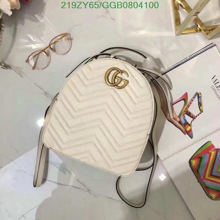 Gucci Bag-(Mirror)-Backpack-,Code: GGB0804100,$:219USD