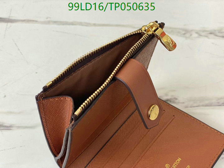 LV Bags-(Mirror)-Wallet-,Code: TP050635,$: 99USD