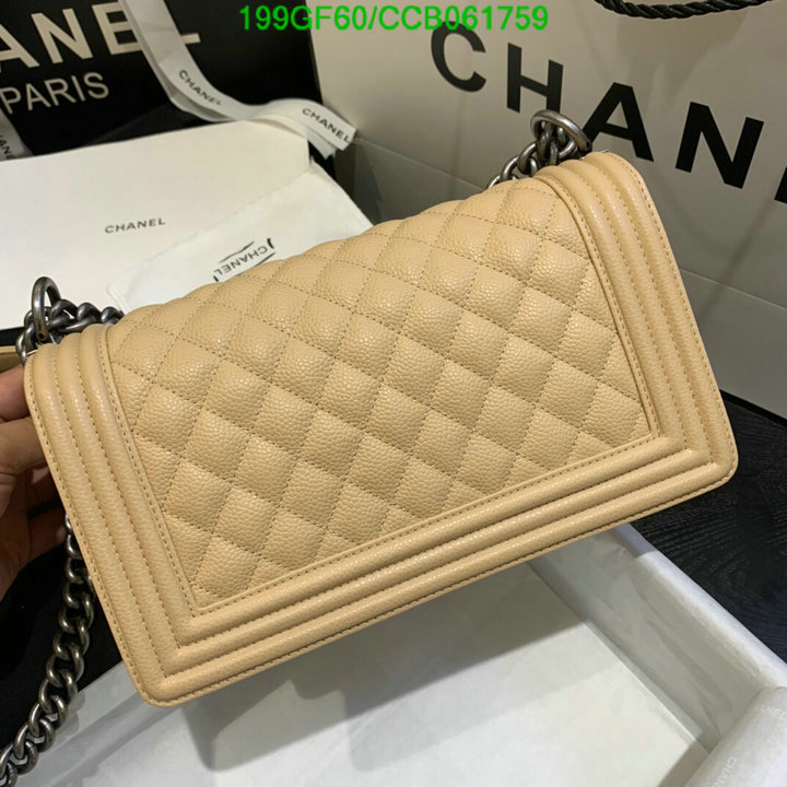 Chanel Bags -(Mirror)-Le Boy,Code: CCB061759,$: 199USD