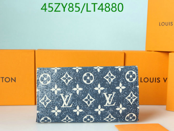 LV Bags-(4A)-Wallet-,Code: LT4880,$: 45USD