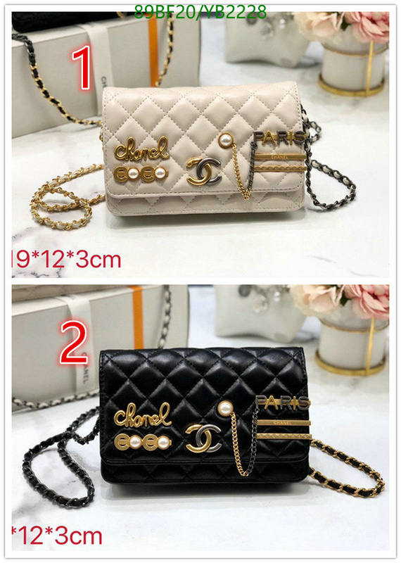 Chanel Bags ( 4A )-Diagonal-,Code: YB2228,$: 89USD