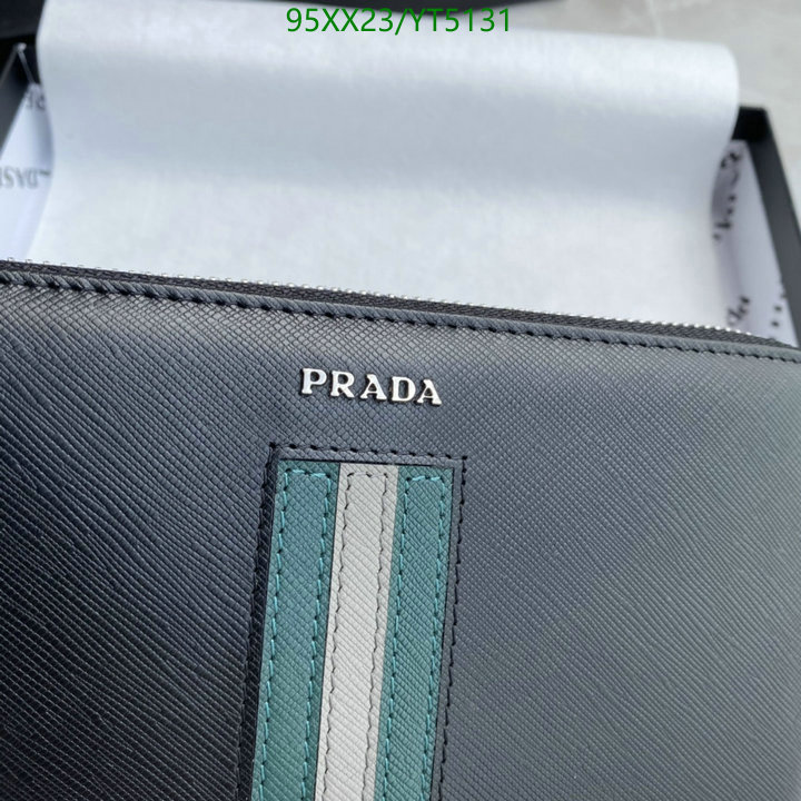 Prada Bag-(Mirror)-Wallet-,Code: YT5131,$: 95USD