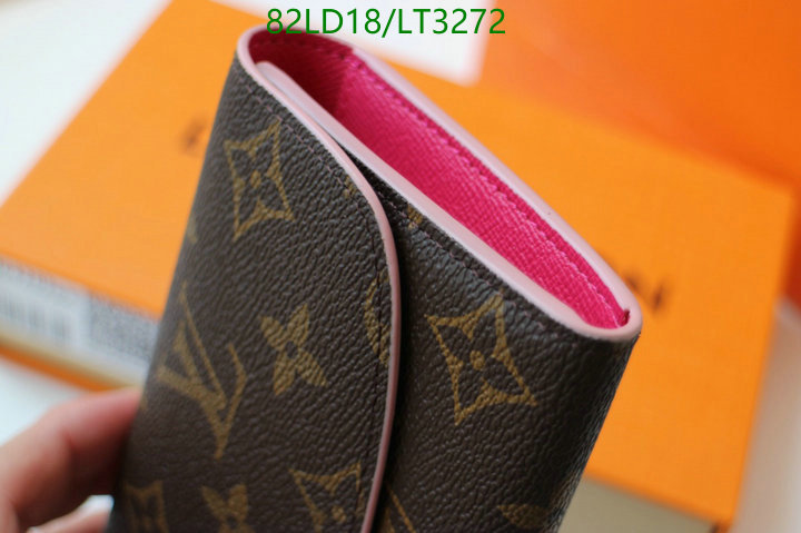 LV Bags-(Mirror)-Wallet-,Code: LT3272,$: 82USD