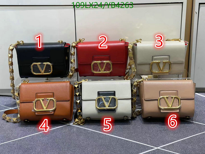 Valentino Bag-(4A)-LOC-V Logo ,Code: YB4263,$: 109USD