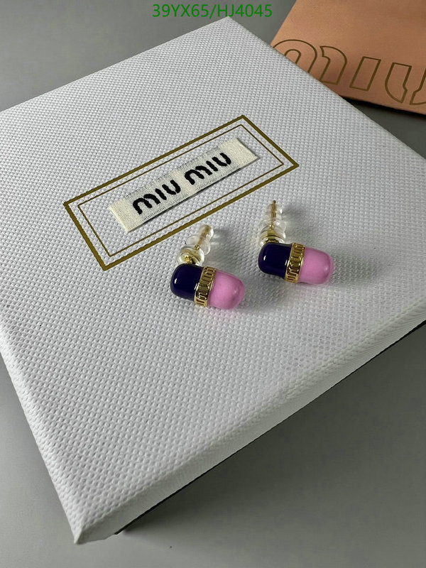 Jewelry-MiuMiu, Code: HJ4045,$: 39USD