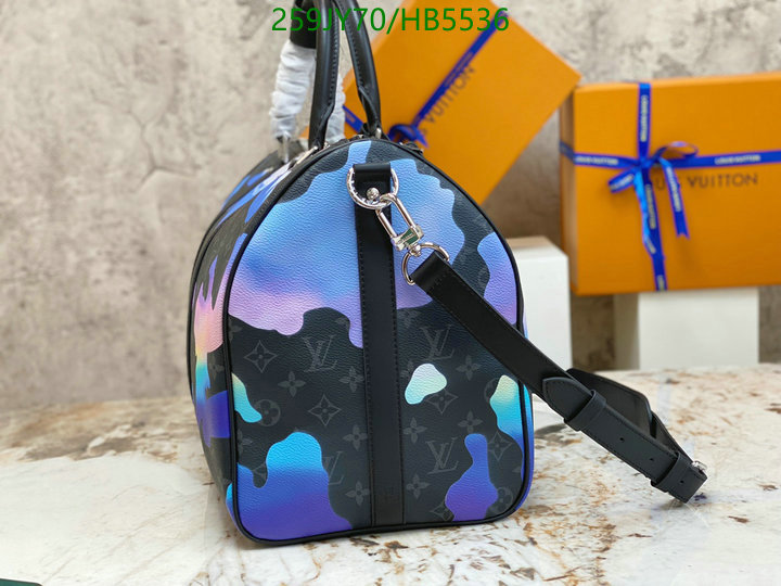 LV Bags-(Mirror)-Keepall BandouliRe 45-50-,Code: HB5536,$: 259USD