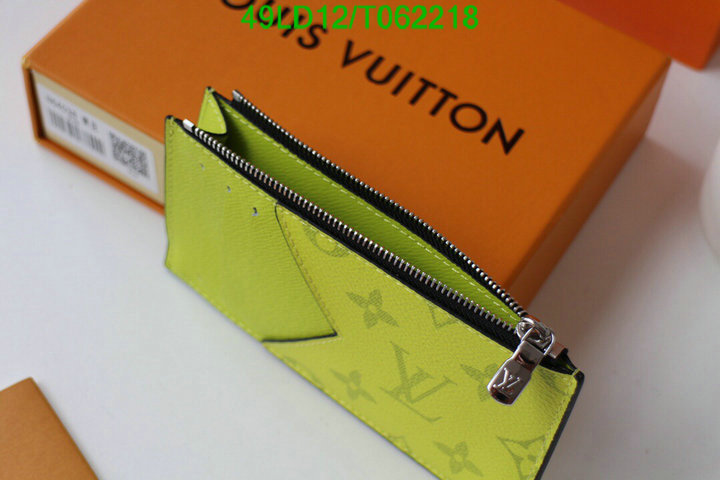 LV Bags-(Mirror)-Wallet-,Code: T062218,$: 49USD